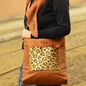 Listonoszka Len&Skóra