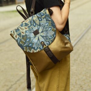Plecak Blue & Gold