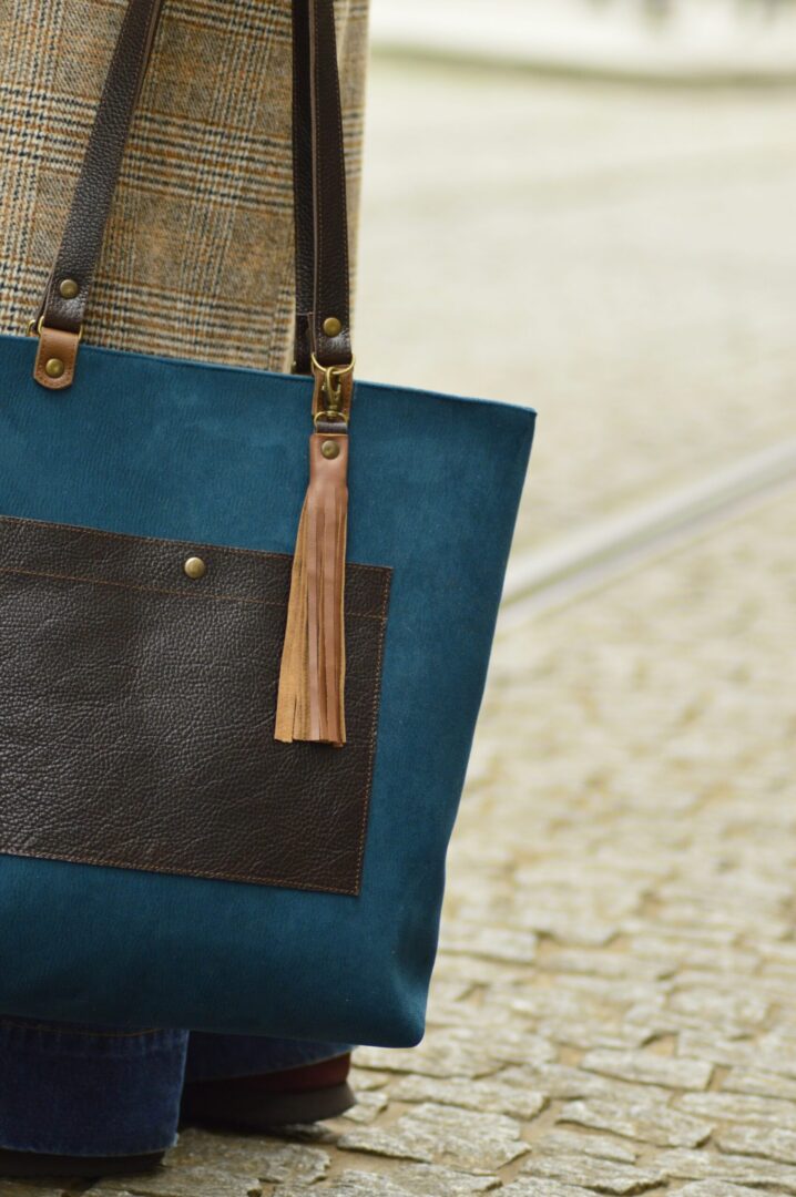 Shopper Petrol&Czekolada - obrazek 3