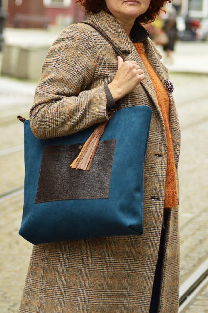 Shopper Petrol&Czekolada - obrazek 4