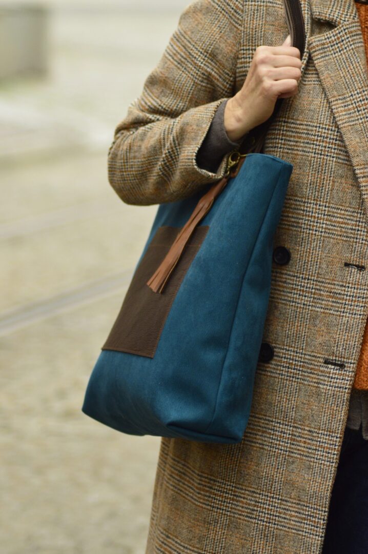 Shopper Petrol&Czekolada - obrazek 5