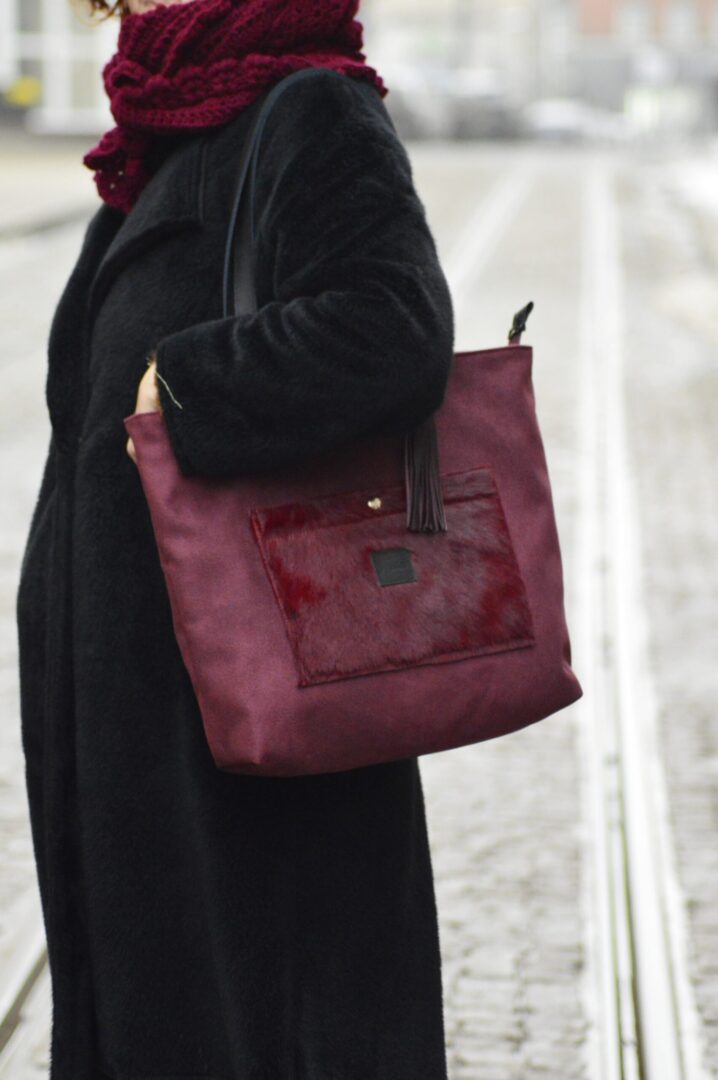 Shopper Bordo - obrazek 3